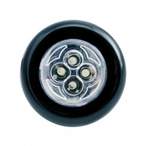 PL-4led С1 черный Светильник на клейкой основе, 3хR03, 4LED СТАРТ PL-4led С1 черный - фото 607134