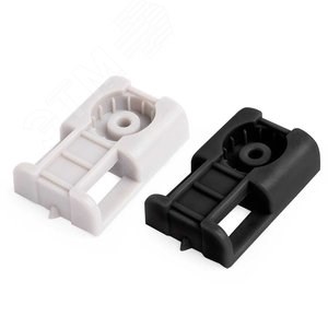 89485 Fortisflex ПМОп 29х20 черная Площадка под монтажный пистолет усиленная (уп.100шт.) КВТ (Россия) 89485 - фото 607280