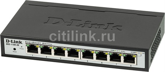 D-Link DGS-1100-08/B1A Коммутатор DGS-1100-08/B1A - фото 607310