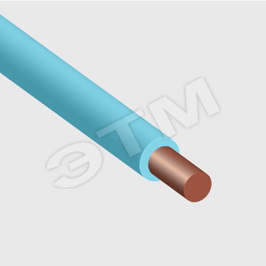 ПВ1/ПуВнг(A)-LS 1х0,75мм² Провод голубой РЭК-PRYSMIAN ГОСТ (бухта 1200м.) ПВ1/ПуВнг(A)-LS 1х0,75 - фото 607341