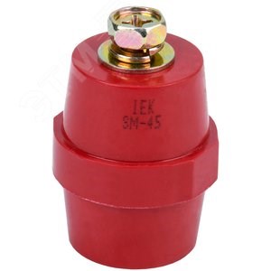 YIS11-45-14-B SM45 (М8) Изолятор силовой с болтом (уп.10шт.) IEK® YIS11-45-14-B - фото 607389