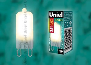 JCD-FR-X25/G9 Лампа галогеновая (уп.100/1000шт.) UNIEL JCD-FR-X25/G9 - фото 607430