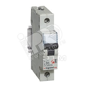 404025/604802 TX³ Выключатель автоматический 1п 6A C 6кА (уп.10шт.) Legrand (Франция) 404025 - фото 607433