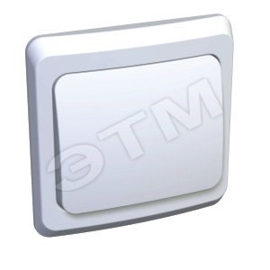 BC 10-001B ЭТЮД Одноклавишный выключатель (сх.1), белый (уп.20шт.) Systeme Electric (Россия) BC10-001B - фото 607673