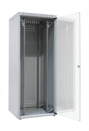 ZPAS WZ-ECOD-42U6060-12AA-01-0000-011 Шкаф напольный 19", ECO-LINE, 42U, 1988х600х600мм, стеклянная передняя дверь (разобранный) ZPAS WZ-ECOD-42U6060-12AA-01-0000-011 - фото 607698