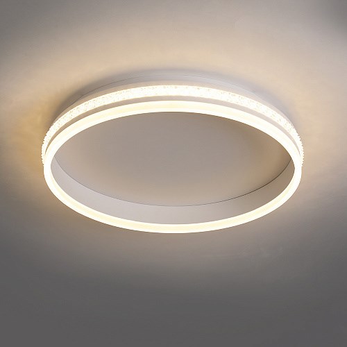 41696 AL5880 SHINING RING, 80W, Max. 4800Lum, 3000К-6500K, IP20, белый Светильник светодиодный (уп.6шт.) FERON (Китай) ВЫВЕДЕН ИЗ АССОРТИМЕНТА 41696 - фото 607949