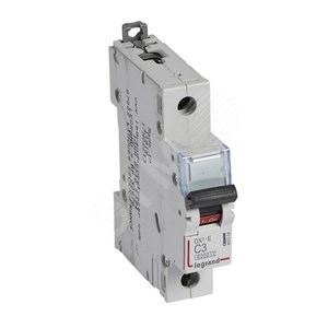 407258 DX³-E Выключатель автоматический 1п 3A C 6кА Legrand (Франция) 407258 - фото 607975
