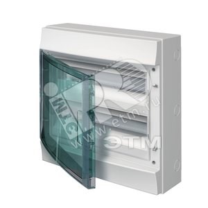 1SLM006501A1205 Mistral65 Бокс настенный ЩРН-П 36М (2 ряда) прозрачная дверь IP65 с клеммами ABB 1SLM006501A1205 - фото 607991