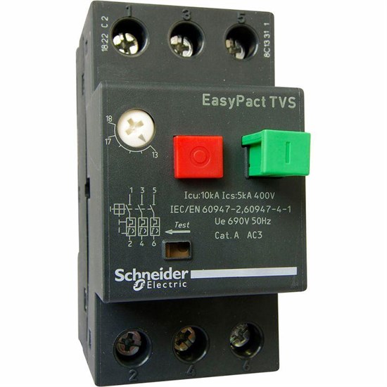 GZ1E21 Автоматический выключатель для защиты электродвигателей 17-23А Schneider Electric GZ1E21 - фото 608161