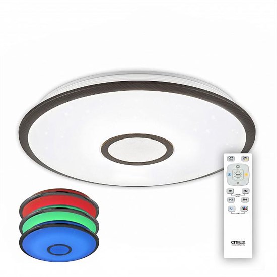 CL70365RGB Венге СтарЛайт Светильник светодиодный с пультом Citilux (Дания) CL70365RGB - фото 608242