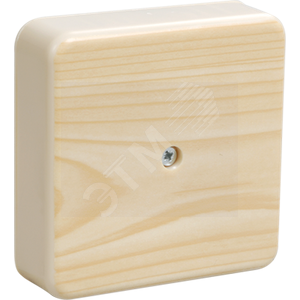 UKO10-100-100-029-K34 КМ41219-04 Коробка распаячная для о/п 100х100х29мм сосна, 6 клемм 6мм² (уп.42шт.) IEK® UKO10-100-100-029-K34 - фото 608274