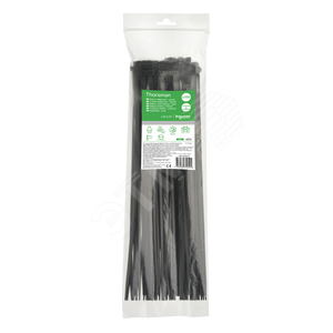 IMT46272 Multifix Thorsman Стяжка P6.6 стандартная, черная устойчивая к УФ-излучению, 4,8х370мм (уп.100шт.) Schneider Electric IMT46272 - фото 608288