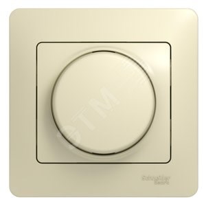 GSL000234 Glossa Диммер поворотный 300Вт, бежевый, в сборе (уп.2шт.) Schneider Electric GSL000234 - фото 608293