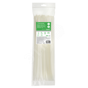 IMT46271 Multifix Thorsman Стяжка P6.6 стандартная, белая устойчивая к УФ-излучению, 4,8х370мм (уп.100шт.) Schneider Electric IMT46271 - фото 608321