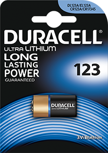 A0001263 DL123A/CR 123 BP-1 ULTRA Элемент питания 3V (блист.1шт) Duracell A0001263 - фото 608471