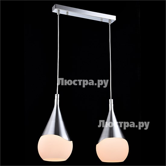 F013-22-N Коллекция Fusion серия Iceberg Люстра 2х60W E14 Хром Maytoni Elegant F013-22-N - фото 608479