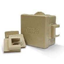 РЕ 120-013/беж Коробка распределительная 65x65x40мм IP54 бежевая (уп.175шт.) PlastElectro (Россия) PE 120 013/беж - фото 608538