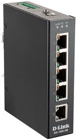 DIS-100E-5W/A1A промышленный неуправляемый коммутатор с 5 портами 10/100Base-TX, D-Link DIS-100E-5W/A1A - фото 608557