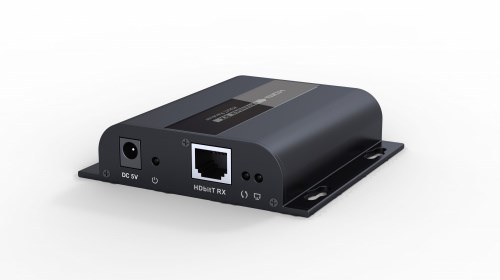 LKV383-RX Удлинитель HDMI по витой паре CAT6 поверх протокола IP до 120 м с ИК (только приемник) Lenkeng LKV383-RX - фото 608602
