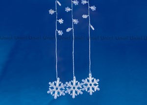 ULD-E2706-100/DTA WHITE IP20 SNOWFALL Занавес светодиодный фигурный с контр. «Снегопад» 2,7х0,6м ULD-E2706-100/DTA WHITE - фото 608635