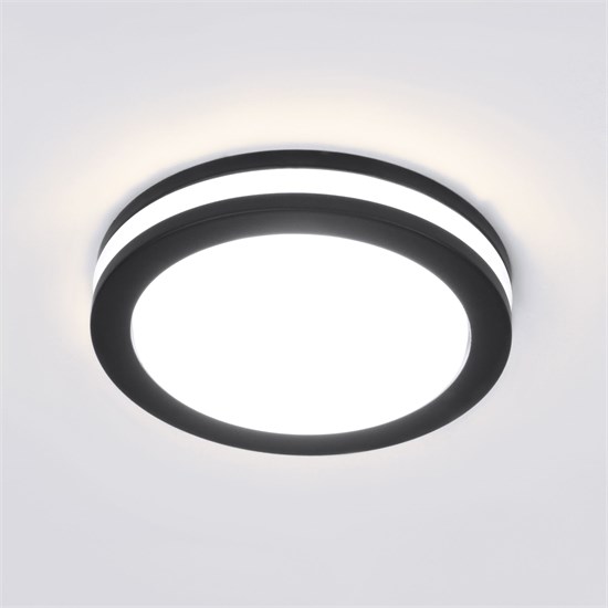 DSKR80 5W 4200K черный Cветильник встраиваемый круглый (уп.10/100шт.) Elektrostandard a049707 - фото 608705