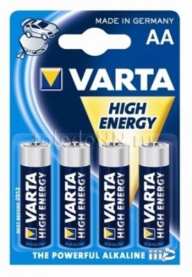 4906.121/113.414 Varta High Energy LR6/316 BL4 АА элемент питания 678905 - фото 608753