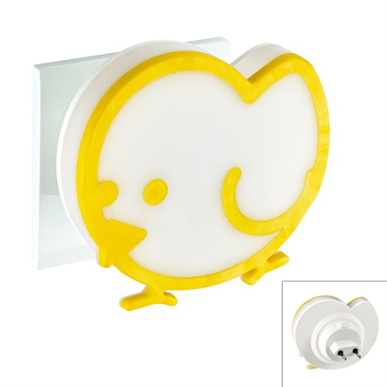 357336 NT16 097 желтый Светильник-ночник (в розетку) с выкл IP20 3 LEDx0.3W 220V Night light 357336 NT16 097 - фото 608782