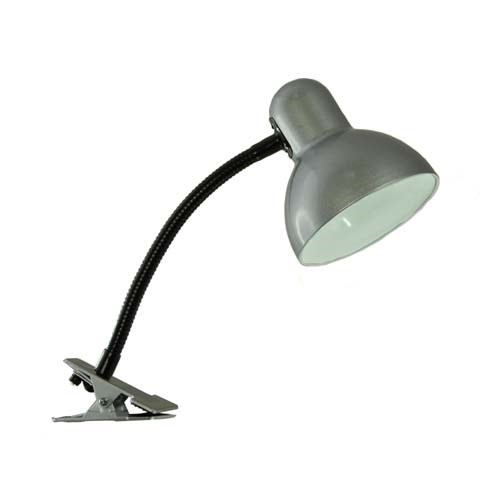 MT2077С Серебро.Настольный светильник на прищепке, 60Вт, 220В, Е27 Ultra Light MT2077С Серебро. - фото 608897