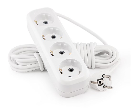 У4-Е-07 4-местный с з/к, 250В 16А, 7м Сетевой удлинитель (уп.20шт.) LUX 4606400414766 - фото 608906