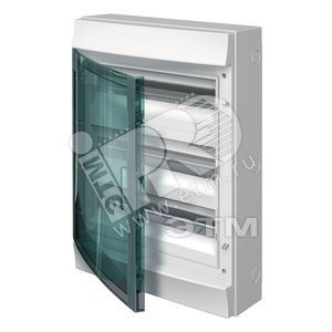 1SLM006501A1208 Mistral65 Бокс настенный ЩРН-П 54М прозрачная дверь IP65 с клеммами ABB 1SLM006501A1208 - фото 609015