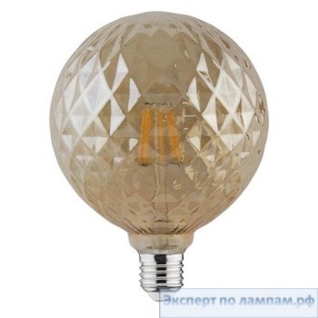 HRZ00002348 001-038-0006 Светодиодная филаментная лампа 6W 2200К E27 Твист (уп.50шт.) HOROZ ELECTRIC HRZ00002348 - фото 609021
