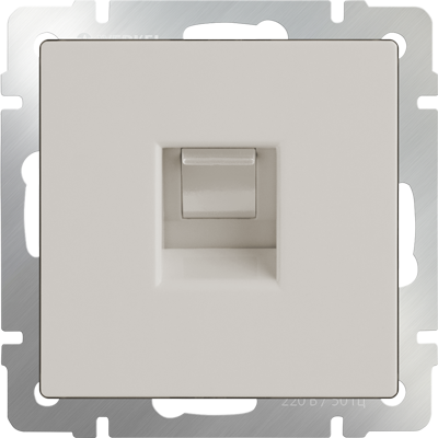 W1181003/WL03-RJ-45-ivory/WL04-RJ-45-ivory Розетка компьютерная RJ-45 слоновая кость (уп.5шт.) Werkel™ a051467-1 - фото 609192