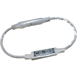 CDM06BESB Ecola LED strip Dimmer 6A 72W 12V Диммер на проводе с кнопками управления (уп.50шт.) CDM06BESB - фото 609224