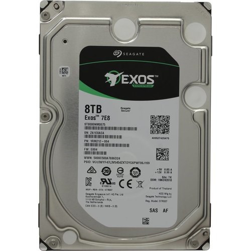 HDD 8 Tb SAS 12Gb/s Seagate Exos 7E8 (жесткий диск) (ST8000NM0075) ST8000NM0075 - фото 609258