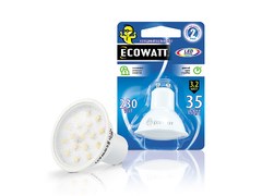 ECOWATT GU10-LED48-WWW 230В 2,5W GU10 светодиодная 679803 - фото 609331