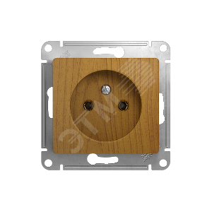 GSL000541 Glossa Розетка без заземления в рамку, дуб, механизм (уп.20шт.) Schneider Electric GSL000541 - фото 609394