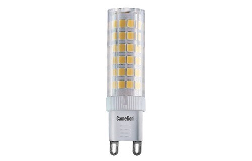 LED6-G9/830/G9 BrightPower Светодиодная лампа 6Вт 220В (уп.10/100/500шт.) Camelion LED6-G9/830/G9 - фото 609436