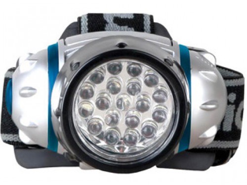 LED5313-19F4 Фонарь налобный, металлик, 19LED, 4 реж, 3XR03 в компл. (уп.6/48/768шт.) Camelion LED5313-19F4 - фото 609443