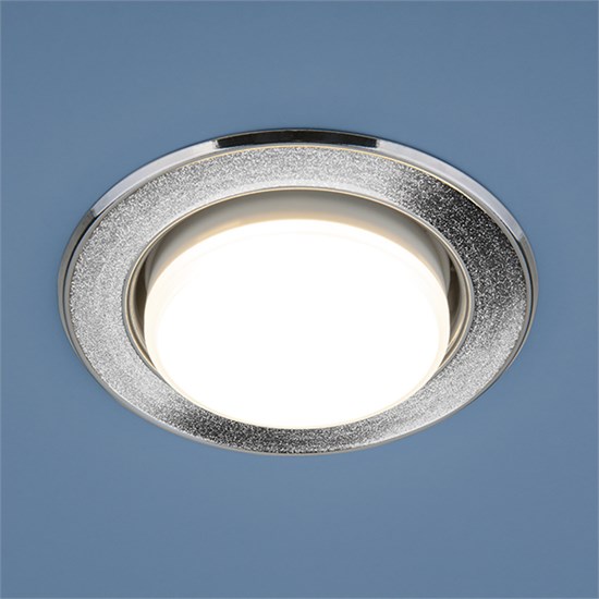 1072 GX53 SL/СН серебряный блеск/хром Точечный светильник Elektrostandard 1072 GX53 SL/СН серебряный блеск/хром - фото 609525