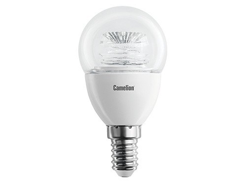 LED5.5-G45-CL/845/E14 BrightPower Светодиодная лампа 5,5Вт 220В (уп.10/100шт.) Camelion LED5.5-G45-CL/845/E14 - фото 609566