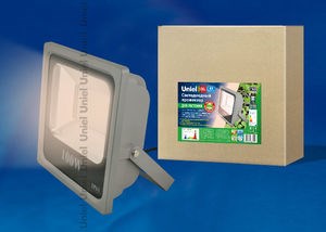 ULF-P40-100W/SPFR IP65 110-265В GREY Прожектор для растений светодиодный. Цвет серый. UNIEL ULF-P40-100W/SPFR IP65 11 - фото 609572