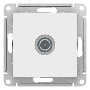 ATN001391 AtlasDesign Механизм TV розетки оконечной 1DB, лотос (уп.5шт.) Systeme Electric (Россия) ATN001391 - фото 609692