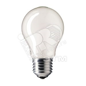 35474784 PHILIPS Stan 75W E27 230V A55 FR Лампа накаливания матовая (уп.120шт.) 871150035474784 - фото 609714