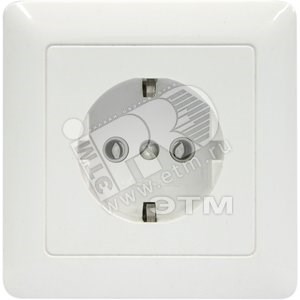 RS16-134-B «ХИТ» Розетка с с/з с/у 250В 16А белая (уп.81шт.) Schneider Electric RS16-134-B - фото 609754