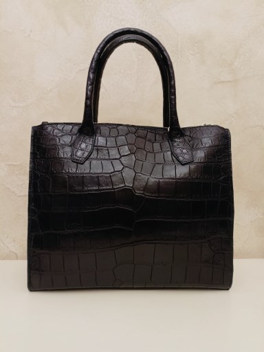  Сумка из кожи крокодила Premium Coods синий 680599 - фото 609841