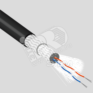 КИПЭВнг(А)-LS 2х2х0,6 Кабель для интерфейса RS-485 (бухта 100м.) Спецкабель  КИПЭВнг(А)-LS 2х2х0,6-1 - фото 609852