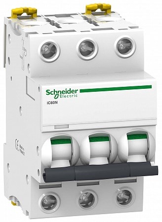 А9F78350 Acti 9 Выключатель автоматический 3п 50А B iC60N 6кА Schneider Electric А9F78350 - фото 609902