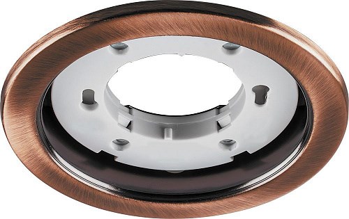28949 DL53 15W 230V GX53, античная медь, без лампы Светильник встраиваемый (уп.10/50шт.) FERON (Китай) 28949 - фото 610127