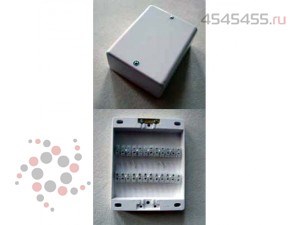 JB730 Соединительная коpобка 24 контакта, тампер на вскрытие, белый корпус (уп.50шт.) CQR JB730 - фото 610176