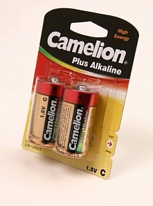 LR14-BP2 Plus Alkaline Элемент питания 1,5В, блистер 2шт. (уп.12/192шт.) Camelion (Китай) LR14-BP2 - фото 610356